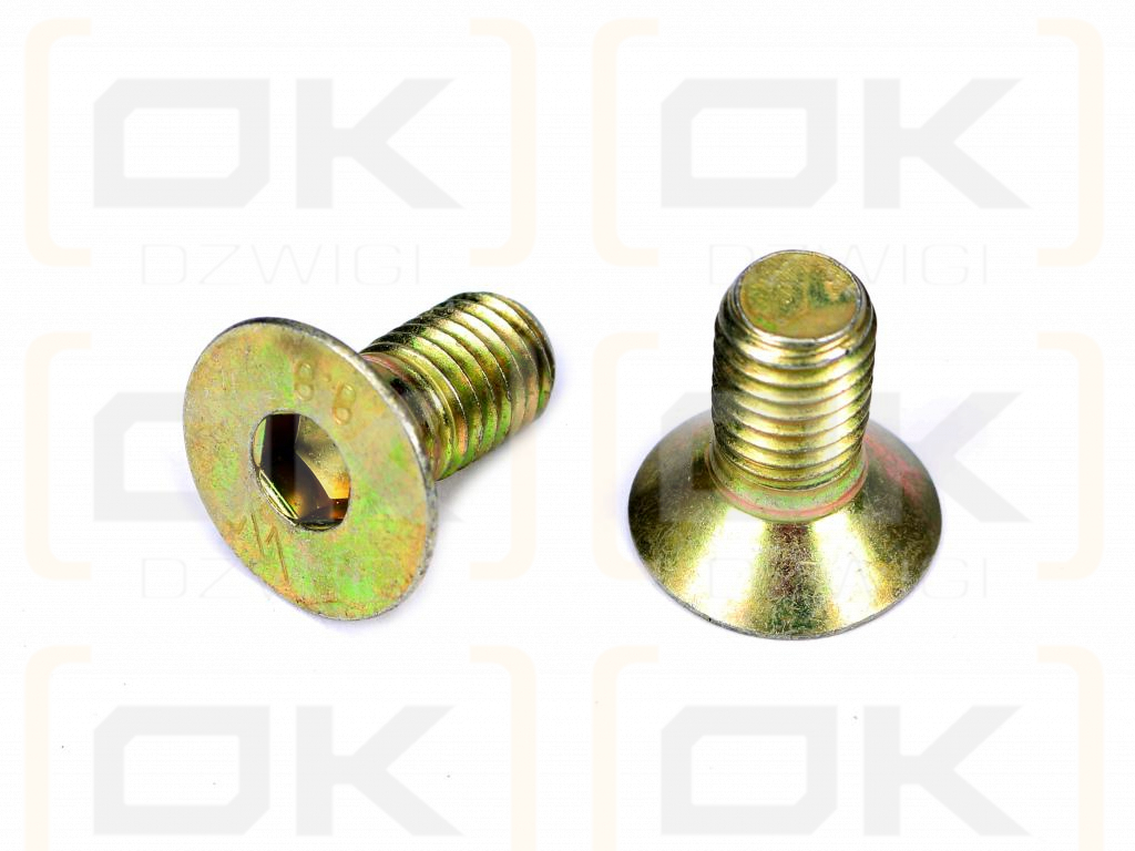 Śruba talerza M12x26 - imbus 10 Kosiarka rotacyjna DIN7991 Waryński ( sprzedawane po 25 ) W-5036010510