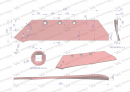Blade, left 18", application Akpil WSM 43 boron steel, Waryński