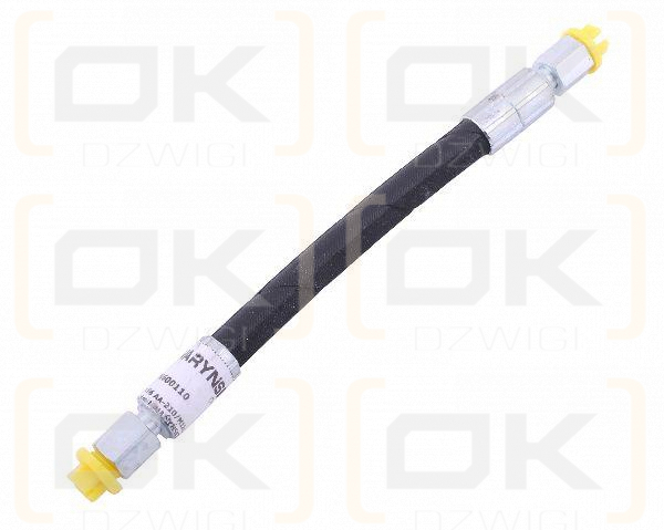 Przewód hydrauliczny 225 bar gwint M12x1.5 proste L-210mm DN06-1SN (AA-06-210; 80600110) 22.5MPa do wskaźników C-385 Waryński