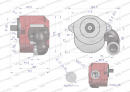 Pompa hydraulicznaC-385 (obroty lewe) 16Mpa w korpusie żeliwnym WARYŃSKI