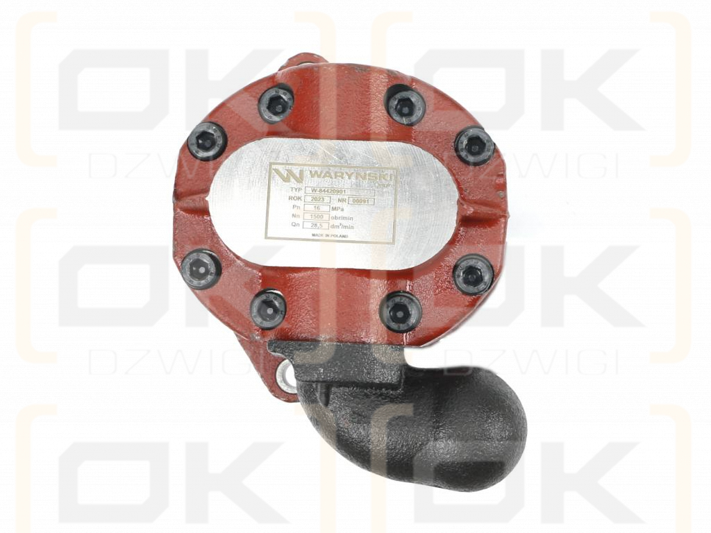 Pompa hydraulicznaC-385 (obroty lewe) 16Mpa w korpusie żeliwnym WARYŃSKI