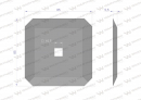Nóż paszowozu kwadrat 85x5 mm zastosowanie Luclar Seko DeLaval Waryński