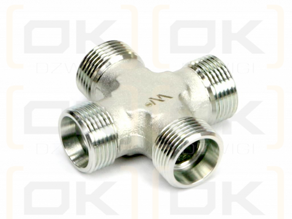 Czwórnik hydrauliczny metryczny BBBB M52x2 42L Waryński