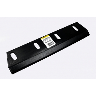 Nóż sieczkarni napawany lewy do trawy 380x90x8.5L otwory 4x35mm zastosowanie Claas Jaguar 9846700 WARYŃSKI