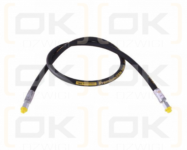 Przewód hydrauliczny 400 bar gwint M12x1.5 proste L-1250mm DN06-2SN (AA-06-1250; P11P11) 40.0MPa Waryński