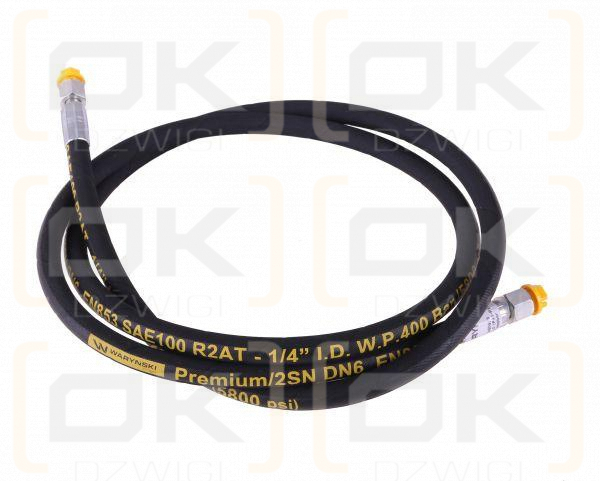 Przewód hydrauliczny 400 bar gwint M14x1.5 proste L-2000mm DN06-2SN (AA-06-2000; P11P11) 40.0MPa Waryński