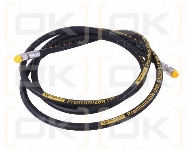 Przewód hydrauliczny 400 bar gwint M14x1.5 proste L-3000mm DN06-2SN (AA-06-3000; P11P11) 40.0MPa Waryński