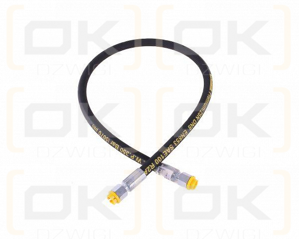 Przewód hydrauliczny 350 bar gwint M16x1.5 proste L-1000mm DN08-2SN (AA-08-1000; P11P11) 35.0MPa Waryński