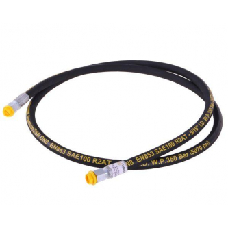 Przewód hydrauliczny 350 bar gwint M16x1.5 proste L-2000mm DN08-2SN (AA-08-2000; P11P11) 35.0MPa Waryński