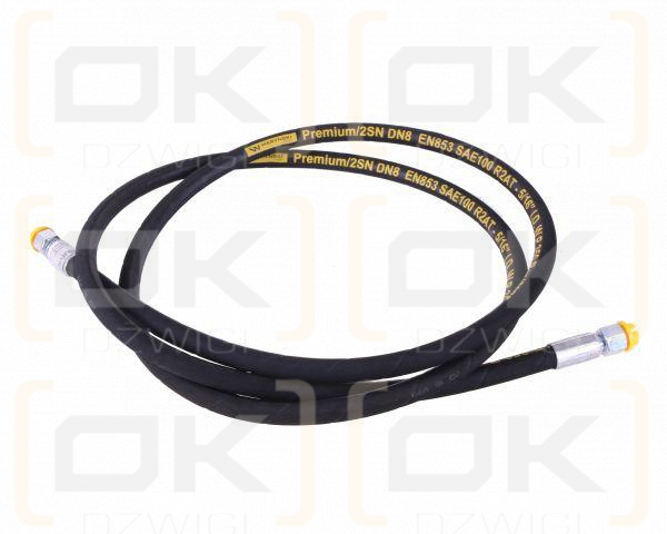 Przewód hydrauliczny 350 bar gwint M16x1.5 proste L-2500mm DN08-2SN (AA-08-2500; P11P11) 35.0MPa Waryński