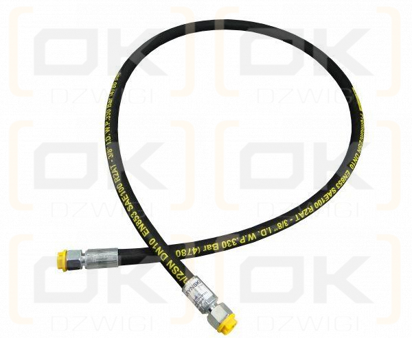 Przewód hydrauliczny 330 bar gwint M18x1.5 proste L-1500mm DN10-2SN 336-632-030-413 Ładowacz ND5-032(AA-10-1500; P11P11) 33MPa Waryński