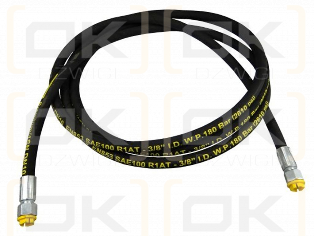 Przewód hydrauliczny 180 bar gwint M18x1.5 proste L-2200mm DN10-1SN (AA-10-2200; P11P11) 18MPa Waryński