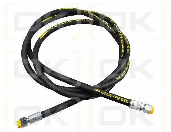 Przewód hydrauliczny 330 bar gwint M18x1,5 proste L-3500mm DN10-2SN (AA-M18X1,5; P11P11) 33MPa Waryński