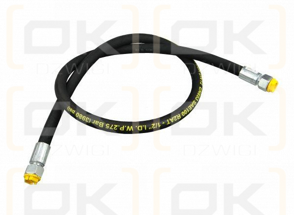 Przewód hydrauliczny 275bar gwint M22x1.5 proste L-1450mm DN12-2SN 7214/07-22-000/0 , 7274/07-075/0 Troll (AA-13-1450; P11P11) 27,5MPa Waryński