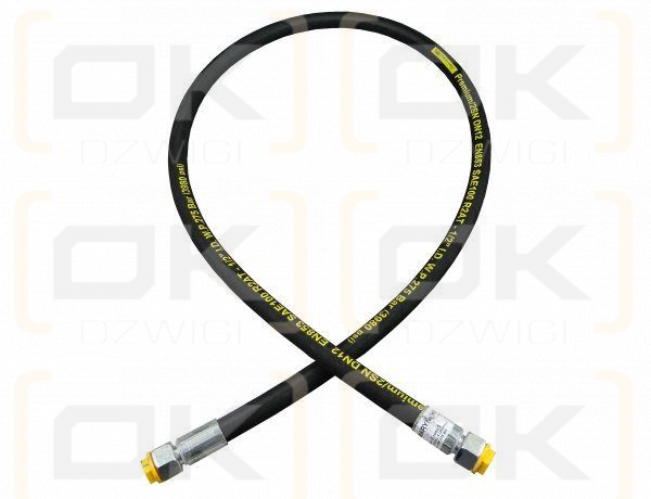 Przewód hydrauliczny 275 bar gwint M22x1.5 proste L-1600mm DN12-2SN 7214/07-09-000/0 , 7274/07-070/0 Troll (AA-13-1600; P11P11) 27,5MPa Waryński