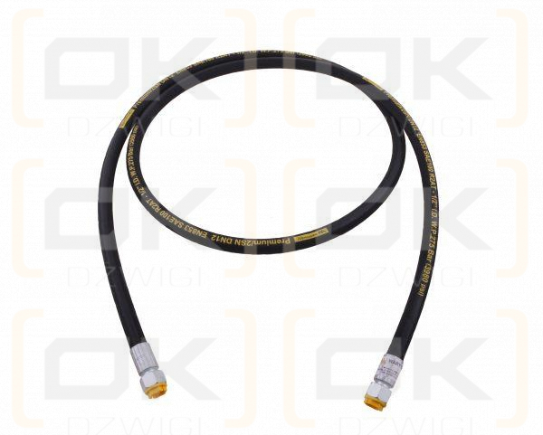 Przewód hydrauliczny 275 bar gwint M22x1.5 proste L-3000mm DN12-2SN (AA-13-3000; P11P11) 27.5MPa Waryński