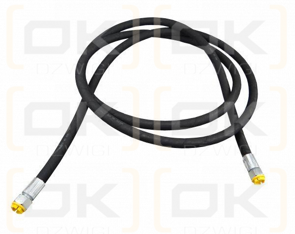 Przewód hydrauliczny 275 bar ( płasko kulisty) gwint M22x1.5 proste L-3650mm 73211600100 Przyczepa (AA-13-3650; P11P11) 27,5MPa Waryński