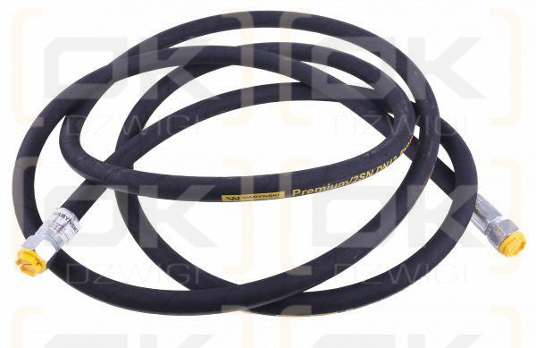 Przewód hydrauliczny 275 bar gwint M22x1.5 proste L-4000mm DN12-2SN (AA-13-4000; P11P11) 27.5MPa Waryński