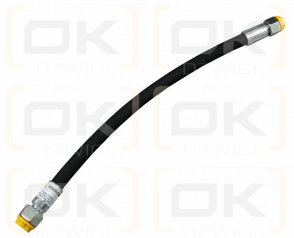 Przewód hydrauliczny gwint M22x1.5 proste L-500mm DN12-1SN 532-631-105-510 , 7214/07-103/1 UNHZ 500 Cyklop (AA-13-500; P11P11) 16MPa Waryński
