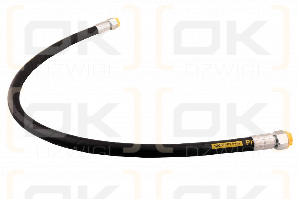 Przewód hydrauliczny 275 bar gwint M22x1.5 proste L-900mm DN12-2SN (AA-13-900; P11P11) 27.5MPa Waryński