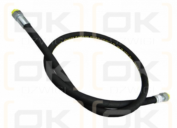 Przewód hydrauliczny 250 bar gwint M27x2 proste L-1800mm DN16-2SN (AA-1800/M27X2/25MPA; P11P11)  Waryński
