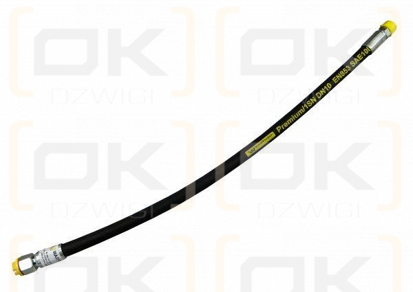 Przewód hydrauliczny gwint M18x1,5 proste L-630mm DN10-1SN (AB-10-630; P11P21) 18MPa Waryński