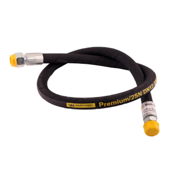 Przewód hydrauliczny 275 bar gwint M22x1.5 proste L-1100mm DN12-2SN (AB-13-1100; P11P21) Cyklop (7214/07-099/0)  27.5MPa Waryński