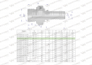 Zakucie hydrauliczne AGR DN06 3/8