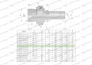 Zakucie hydrauliczne AGR DN08 1/2