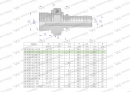 Zakucie hydrauliczne AGR DN08 1/4