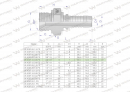 Zakucie hydrauliczne AGR DN10 3/8