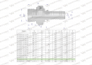 Zakucie hydrauliczne AGR DN25 1