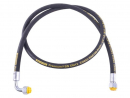 Przewód hydrauliczny gwint M22x1.5 prosta/90 stopni (kolanko) L-2000mm DN12-1SN (AK-13-2000; P11P12) 16.0MPa Waryński