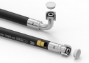 Przewód hydrauliczny gładki z uszczelnieniem - 275 bar gwint M22x1.5 prosta/90 stopni L-2000mm DN12-12SN (AK-13-2000; P11P12) 27.5MPa Waryński