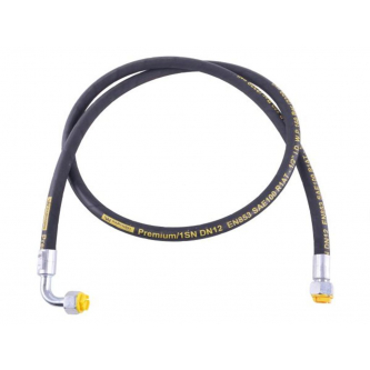 Przewód hydrauliczny 160 bar gwint M22x1.5 prosta/90 stopni L-3000mm DN12-1SN (AK-13-3000; P11P12) 16MPa Waryński