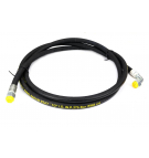 Przewód hydrauliczny 275 bar gwint M22x1.5 prosta/90 stopni L-3500mm DN12-2SN (AK-13-3500; P11P12) 27.5MPa Waryński