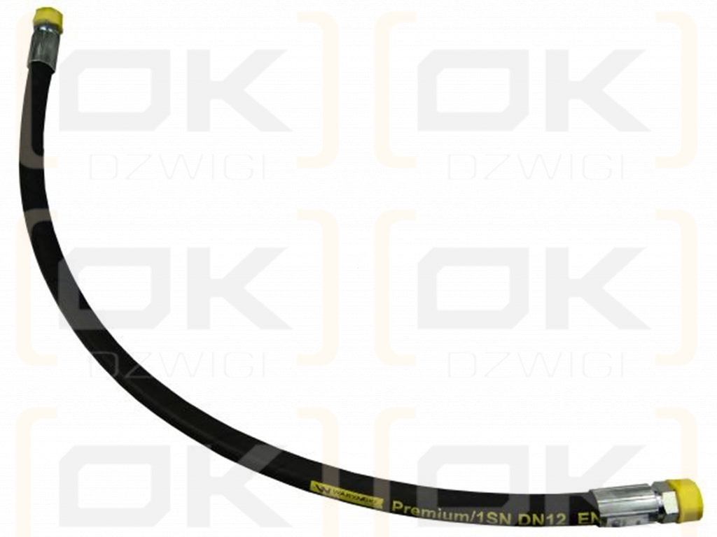 Przewód hydrauliczny 275 bar gwint M22x1.5 proste L-500mm DN12-2SN 7214/07-089/0 Cyklop (BB-13-500;P21P21) 27.5MPa Waryński