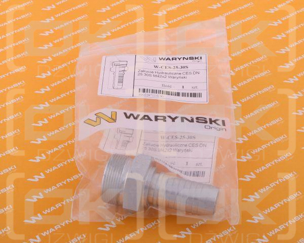 Zakucie hydrauliczne CES DN25 30S M42x2 Waryński