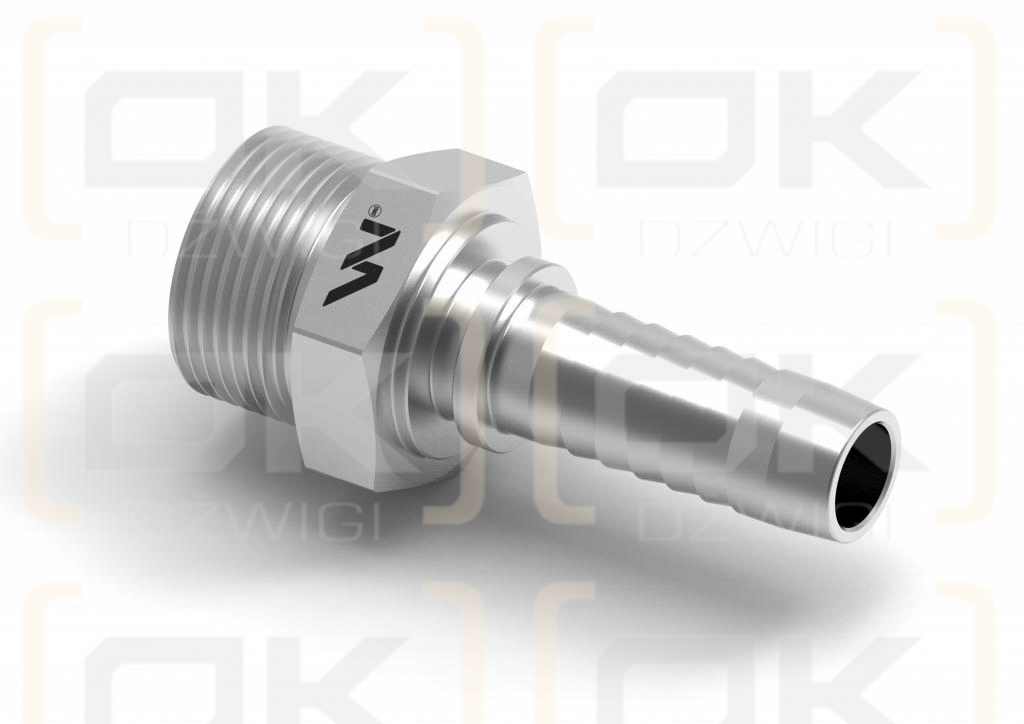 Zakucie hydrauliczne CES DN32 38S M52x2 PREMIUM Waryński