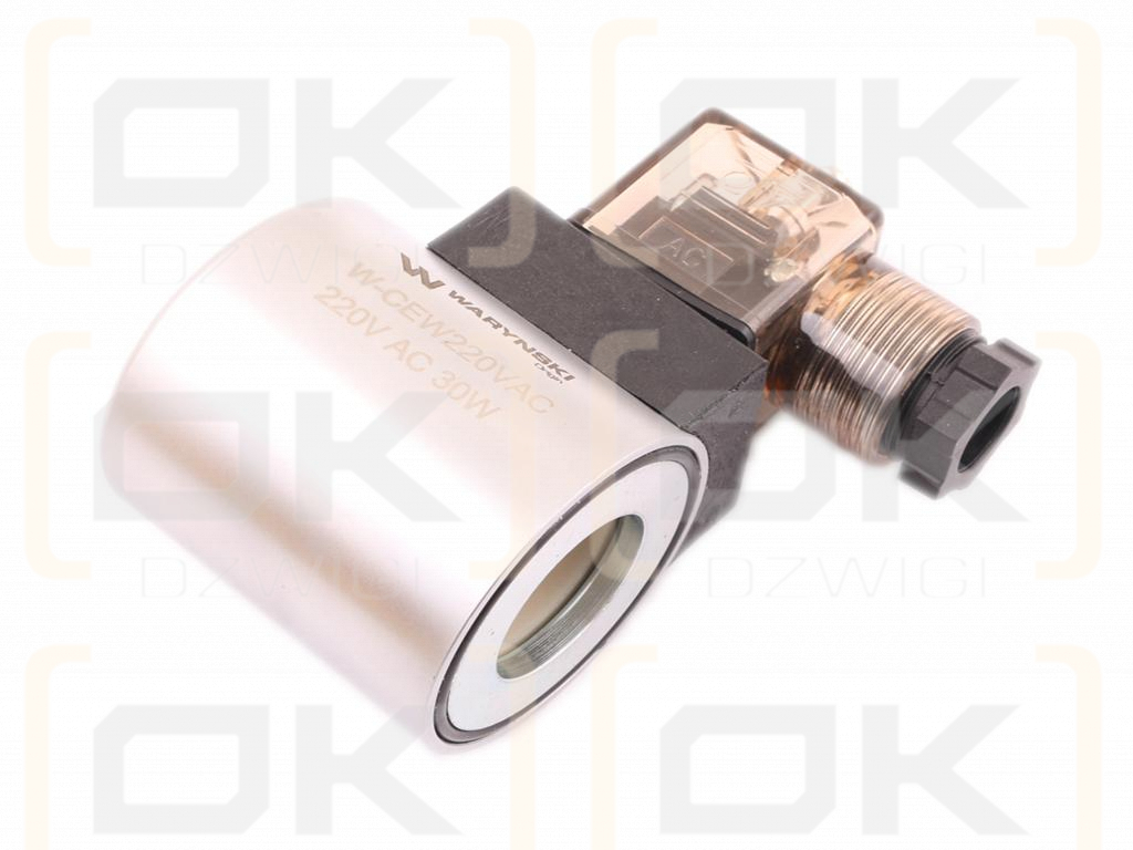 Cewka dzielnika elektrozaworu W-E38DVS6/2. W-E12DVS6/2  220V AC 30W Waryński