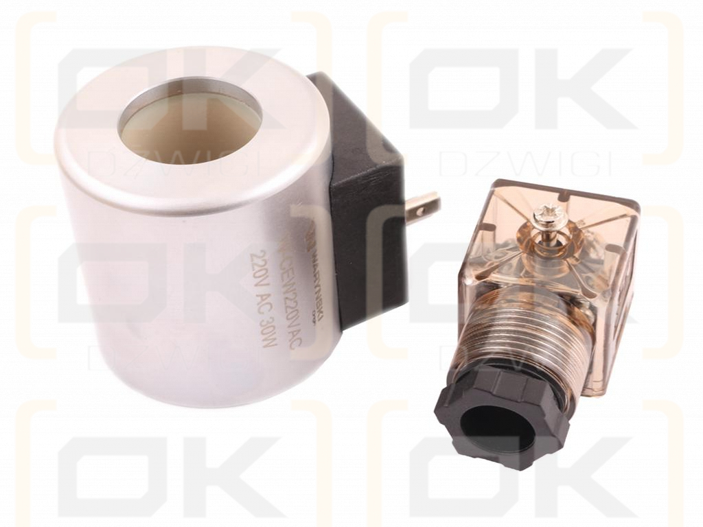 Cewka dzielnika elektrozaworu W-E38DVS6/2. W-E12DVS6/2  220V AC 30W Waryński