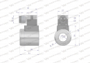 Cewka dzielnika elektrozaworu W-E38DVS6/2. W-E12DVS6/2  24V DC 30W Waryński