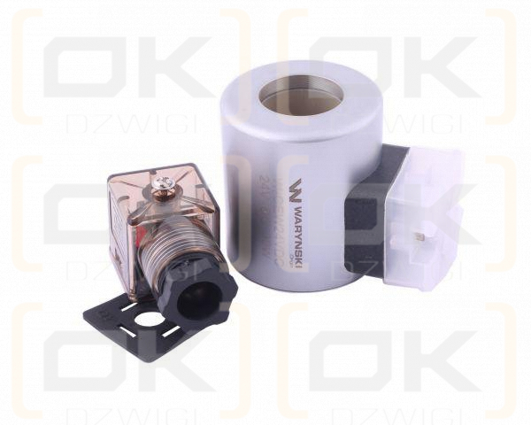 Cewka dzielnika elektrozaworu W-E38DVS6/2. W-E12DVS6/2  24V DC 30W Waryński