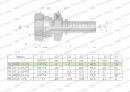 Zakucie hydrauliczne DK DN06 1/4