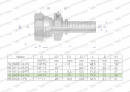 Zakucie hydrauliczne DK DN20 3/4