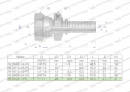 Zakucie hydrauliczne DK DN25 1