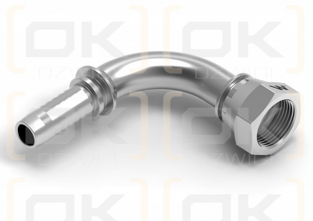 Zakucie hydrauliczne DK90 DN08 16x1.5 (pasuje do KOMATSU) PREMIUM Waryński  ( sprzedawane po 2 )