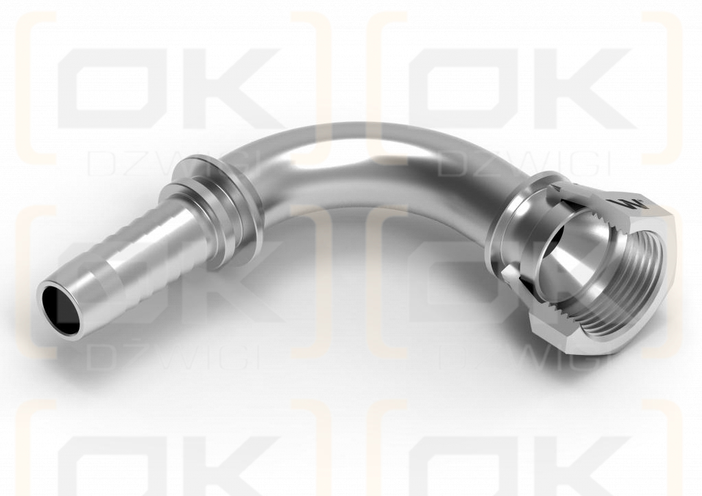 Zakucie hydrauliczne DK90 DN10 18x1.5 (pasuje do KOMATSU) PREMIUM Waryński  ( sprzedawane po 2 )