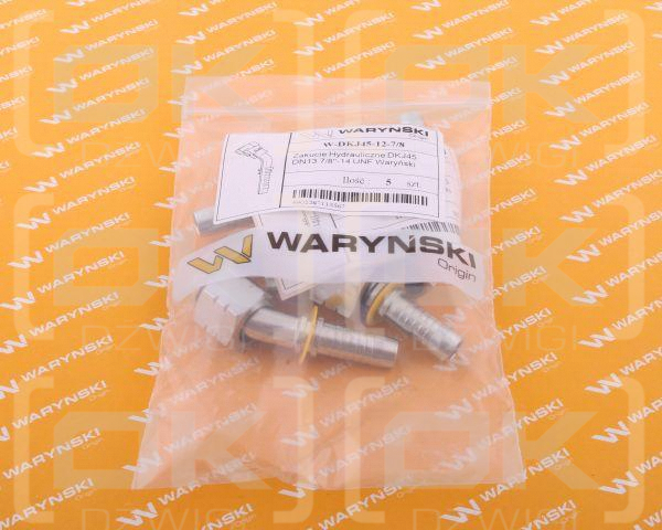 Zakucie hydrauliczne DKJ45 DN13 1 1/16'-12 UNF Waryński ( sprzedawane po 2 )