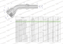 Zakucie hydrauliczne DKJ45 DN06 1/2